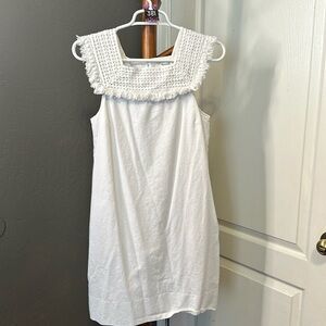 381. Madewell White Cotton Dress Size 2